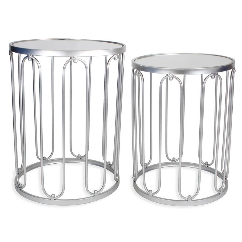 Braswell End Table Nesting Set - Set - Silver