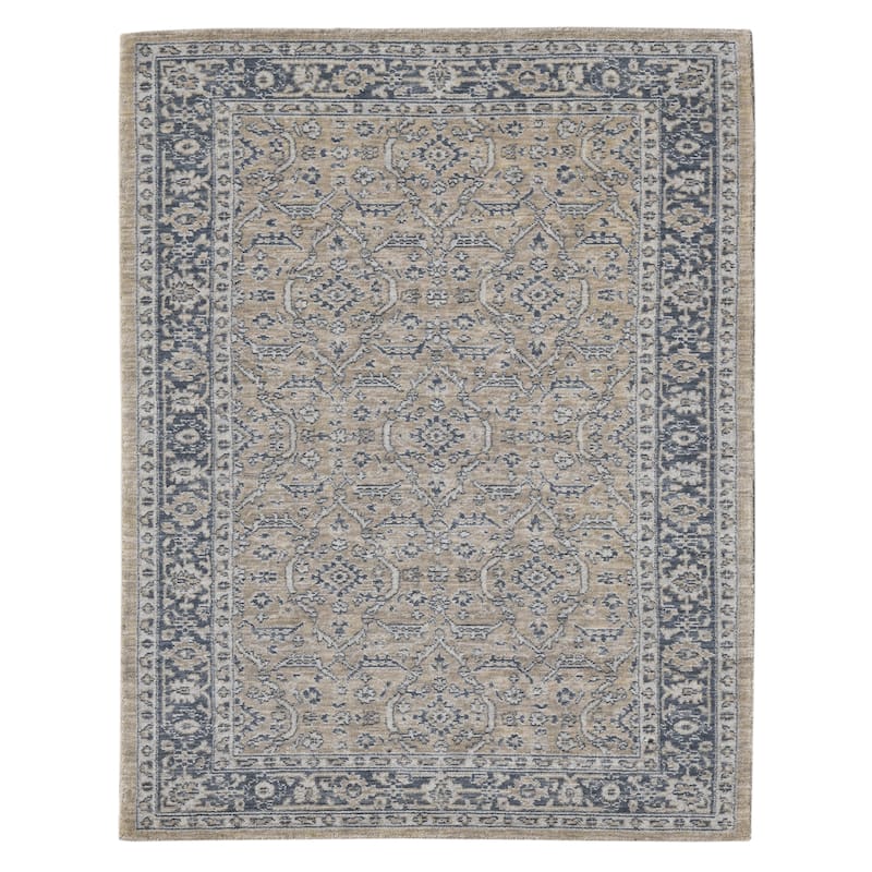 Ivanna Classic Bordered Hand-Woven Area Rug
