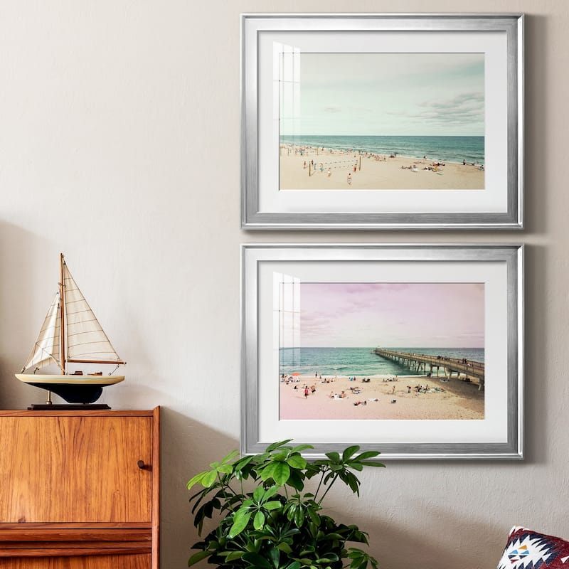 Day at the Beach Premium Framed Print - Ready to Hang