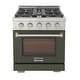 preview thumbnail 46 of 80, KUCHT Professional 30 in. 4.2 cu. ft. Natural Gas Range with Sealed Burners and Convection Oven in Stainless Steel