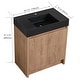 preview thumbnail 31 of 42, ARTCHIRLY 24/30 Inch Bathroom Vanity with Sink, Freestanding Bathroom Vanity with Soft Close Door and Adjustable Shelf