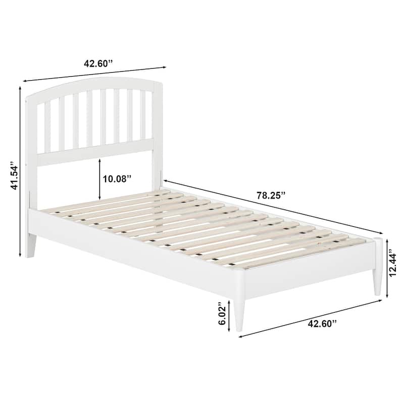Quincy Solid Wood Low Profile Platform Bed