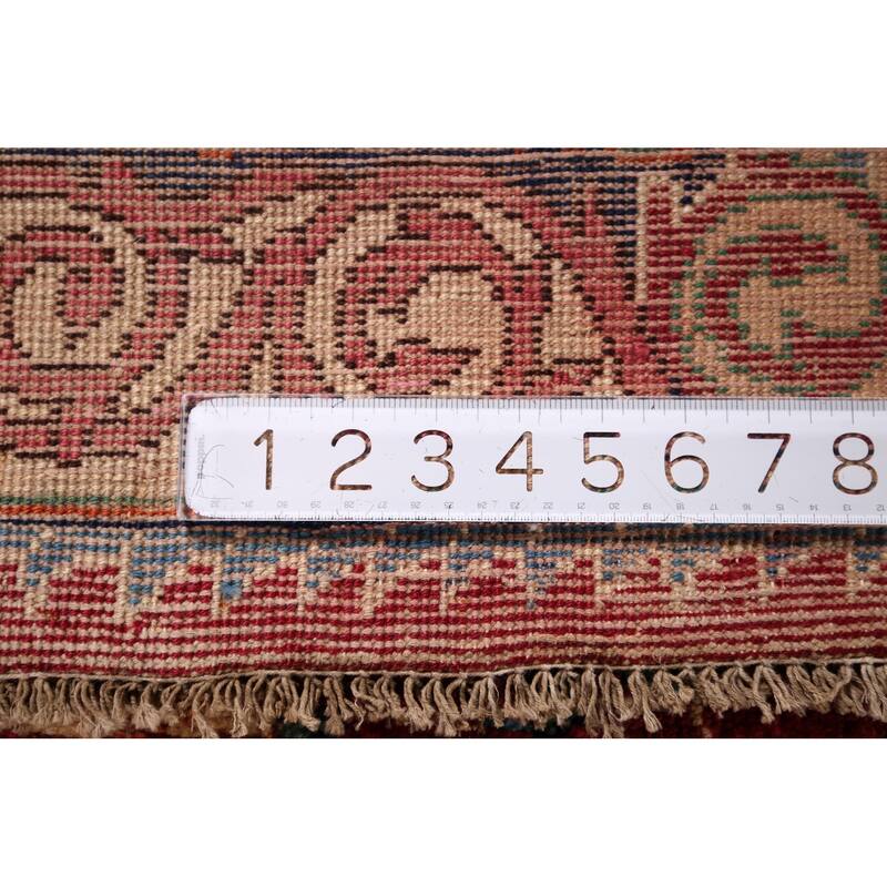 Yazd Antique Persian Area Rug Hand-Knotted Wool Carpet - 6'6" x 10'1"
