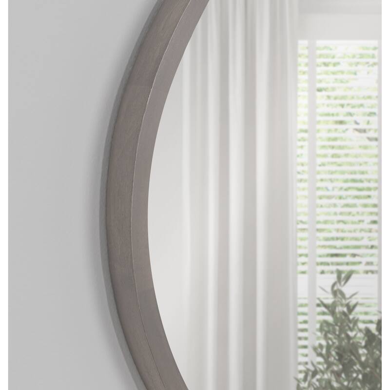 Kate and Laurel Valenti Round Framed Mirror