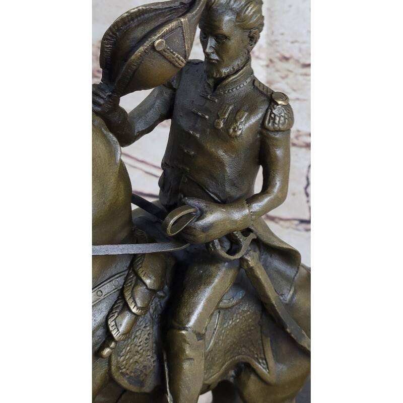 Henry Warner Slocum Union General On Horseback - Bronze Sculpture Replica Statue