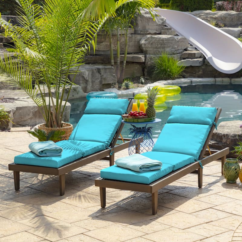 ARDEN Leala Texture Outdoor Chaise Lounge Cushion