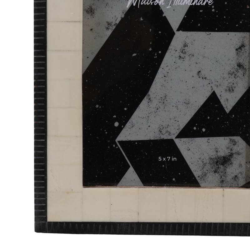 Wood Glass Decorative Picture Frames Modern for Multi-Room - 9" Ivory