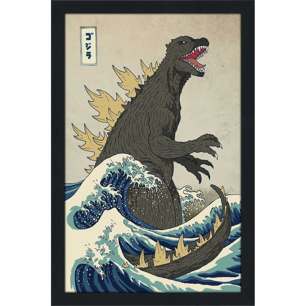 "The Great Monster off Kanagawa" by Michael Buxton Print on Acrylic