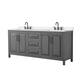 Option Dark Gray / White Quartz Top / Matte Black