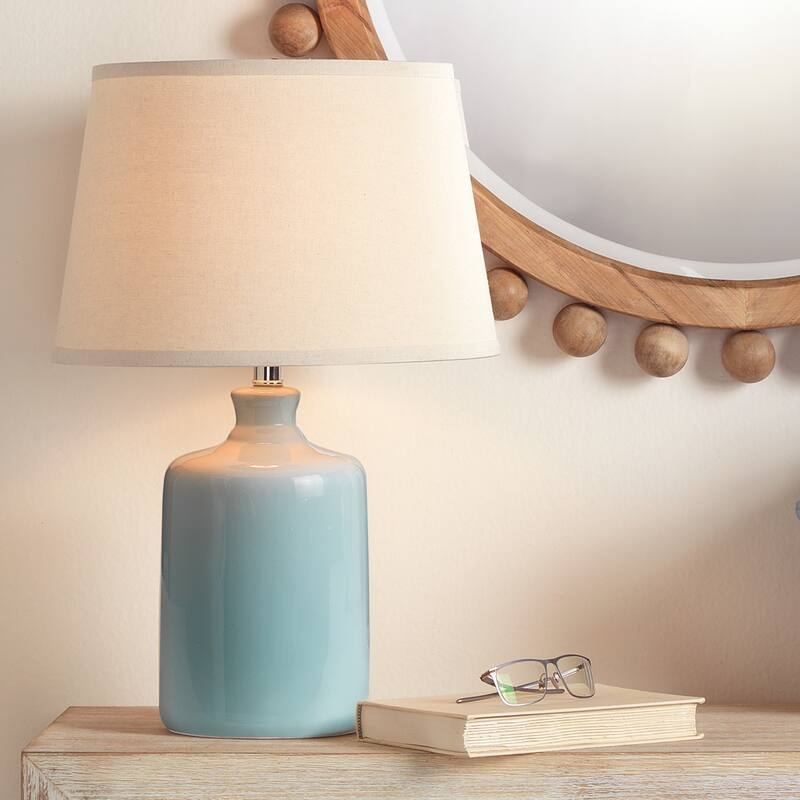 Alden Décor Sabina Jug Glass Table Lamp