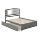 preview thumbnail 19 of 84, Richmond Solid Wood Platform Bed with Footboard & Twin XL Trundle