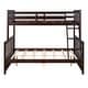 preview thumbnail 16 of 15, Twin Over Full Wood Bunk Bed with Storage Drawers and Ladders,Full-Length Guardrail