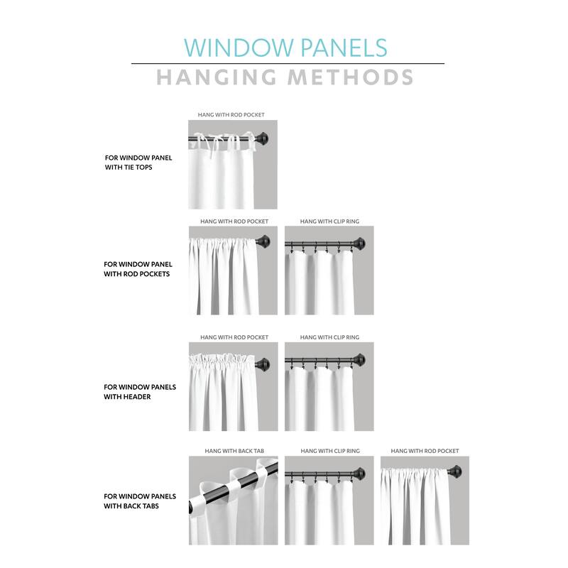 Lush Decor Devonia Allover Light Filtering Valance - 18" x 52"