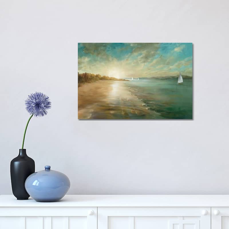 iCanvas "Coastal Glow" by Danhui Nai Canvas Print - 12x18x1.5