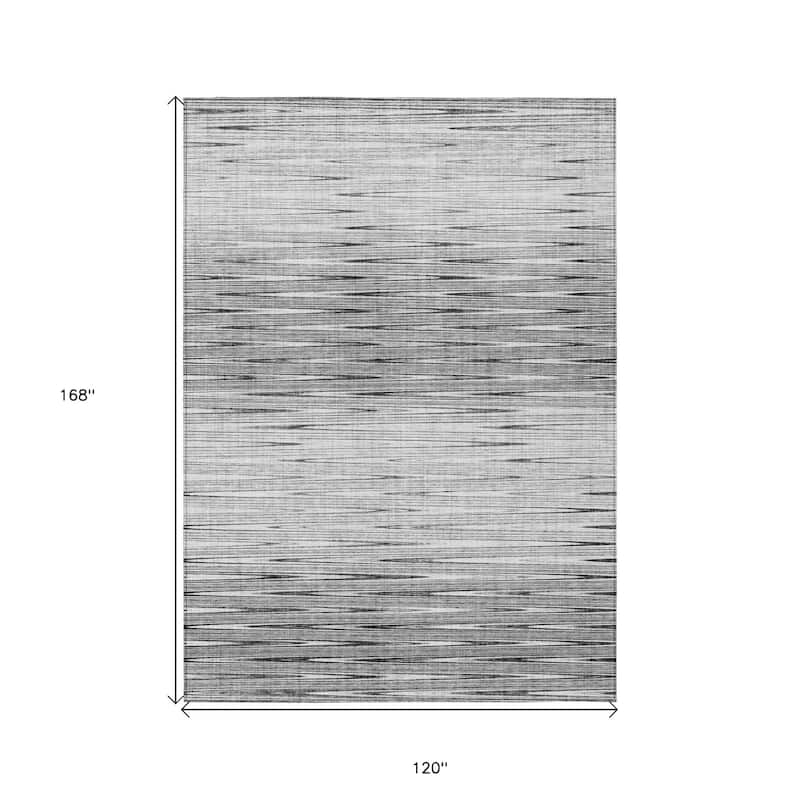 HomeRoots Abstract Transitional Rectangle Outdoor Rug