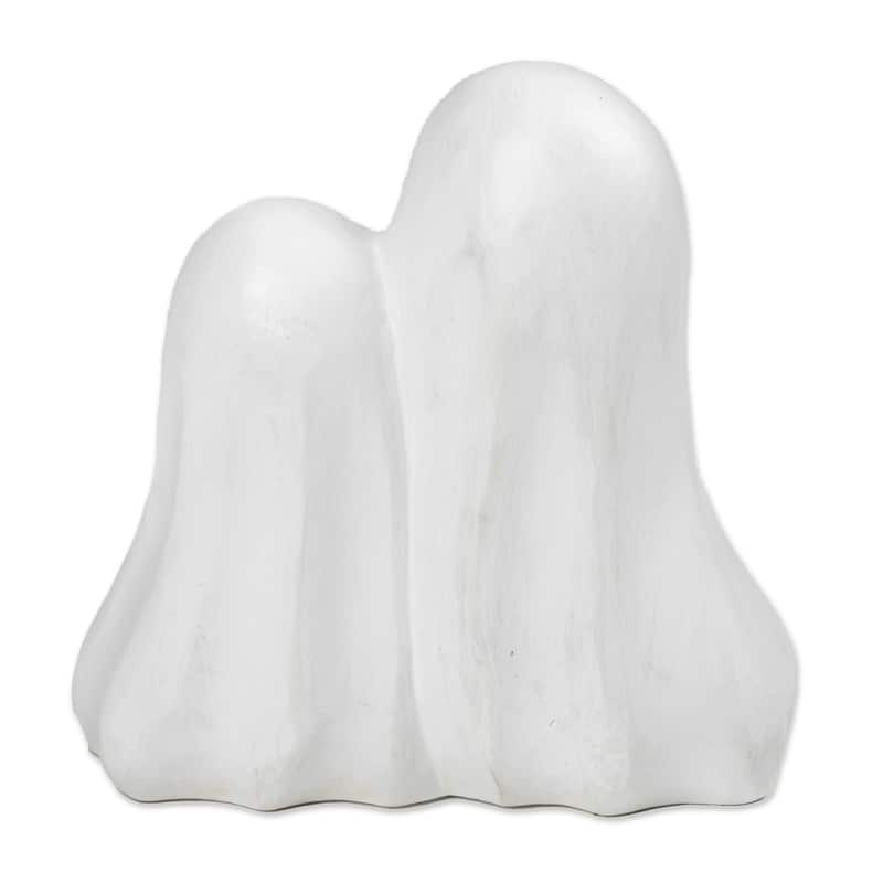 Novica Handmade Twinning Ghosts Wood Sculpture