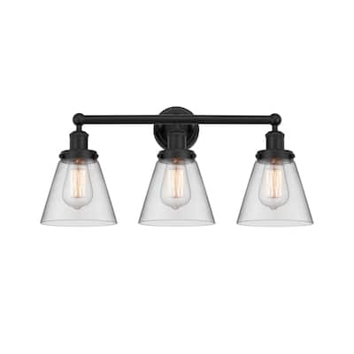 Innovations Lighting 616-3W-10-25 Cone Vanity Cone 3 Light 25" Wide