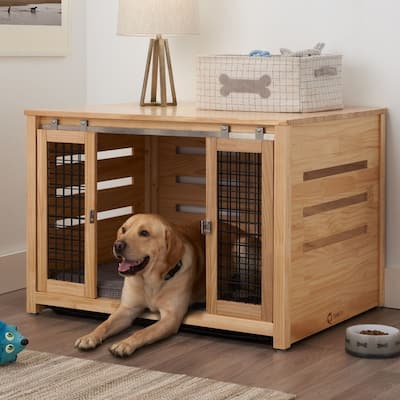 TRINITY 40" Pet Crate Accent Table - N/A