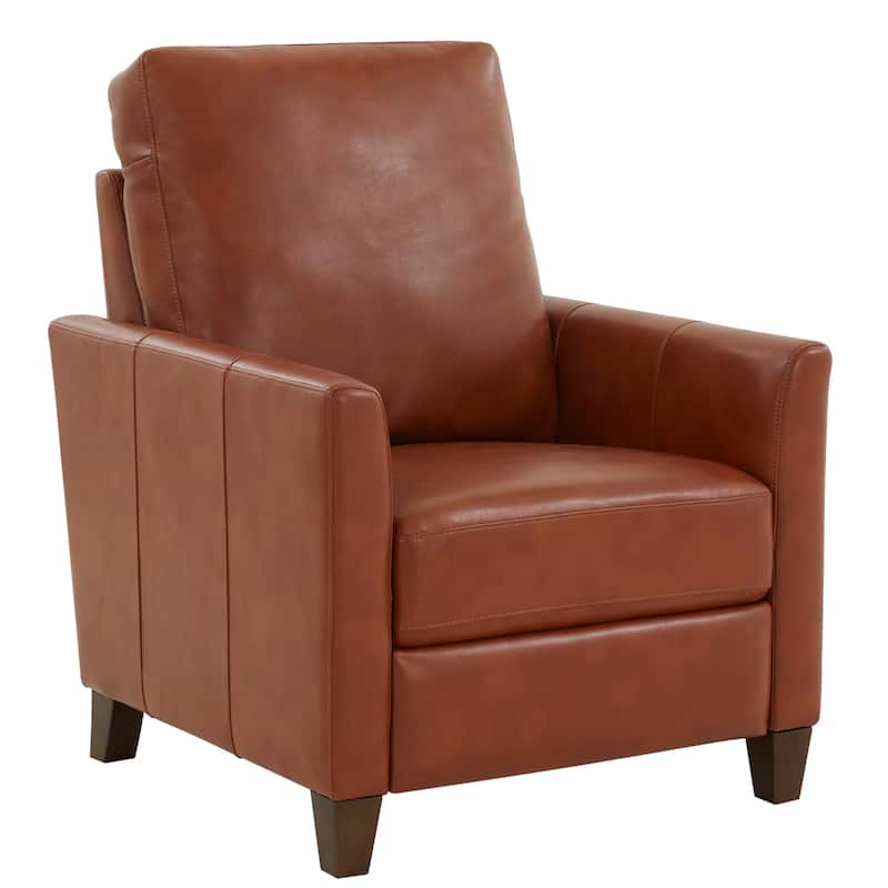 Piper Faux Leather Modern Recliner by Greyson Living - Caramel