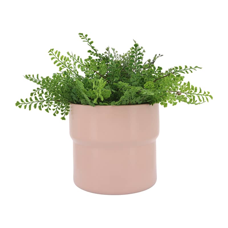 Ceramic Round Speckled Planters Set of 3 - Pink, 7/9/10 in.