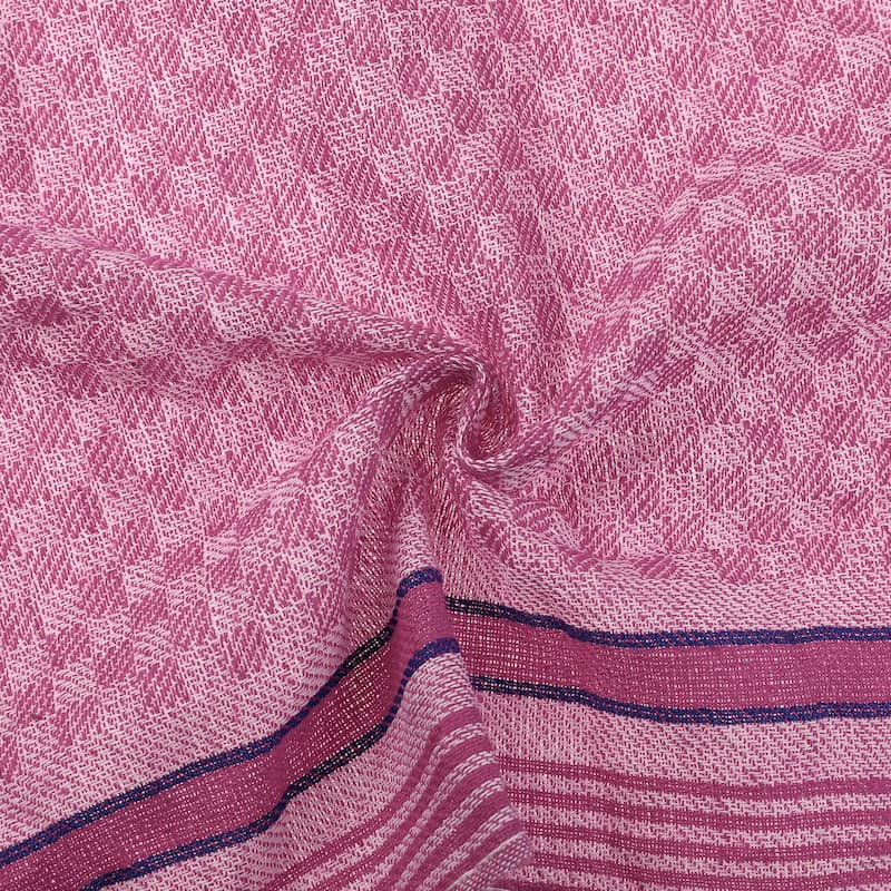 Waffle Weave Kitchen Dish Cloths, 100% Cotton, Soft Absorbent Dish Towels - Pink