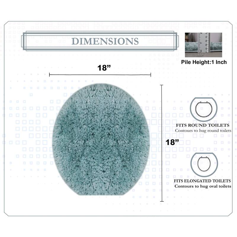 Element Plush Bathroom Rugs Quick-Dry Bathroom Mat, Washable & Absorbent Bath Rugs