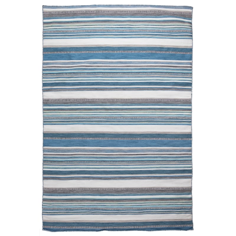 Liora Manne Sonoma Malibu Stripe Hand-woven Indoor/ Outdoor Area Rug