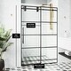 preview thumbnail 38 of 36, VIGO Elan Adjustable Sliding Shower Door in Matte Black