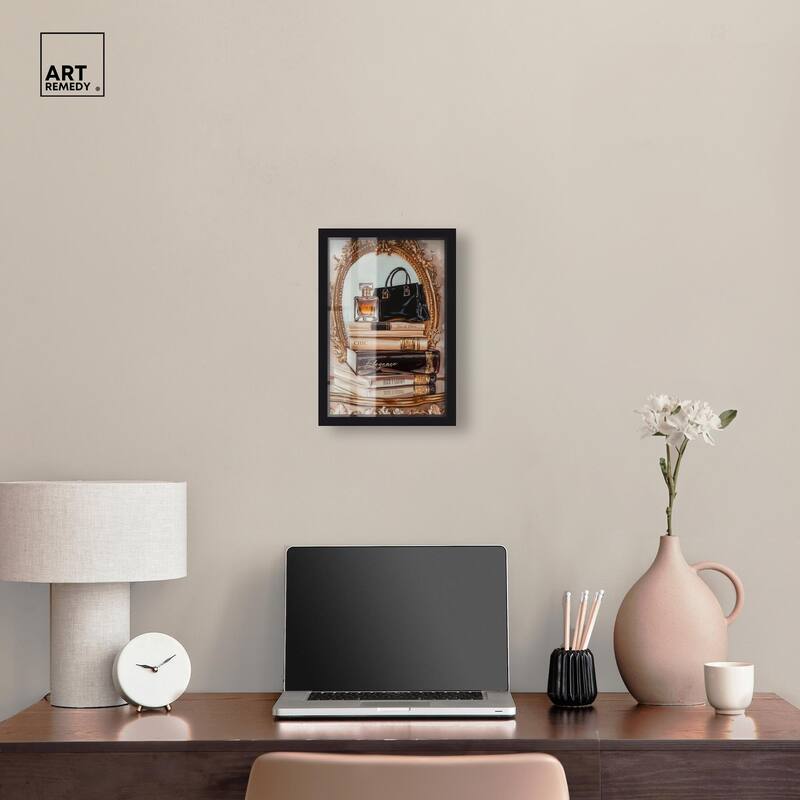 Elegant Glam by the Mirror Shadowbox by Art Remedy