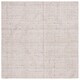 preview thumbnail 15 of 14, SAFAVIEH Handmade Abstract Malve Rug 6' Square - Ivory/Grey - Square
