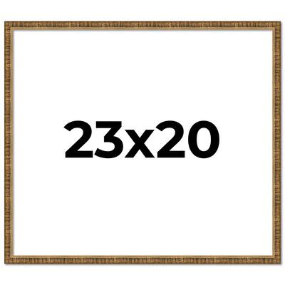 23x20 Frame Gold Kingsley Distressed Solid Wood Picture Frame Width