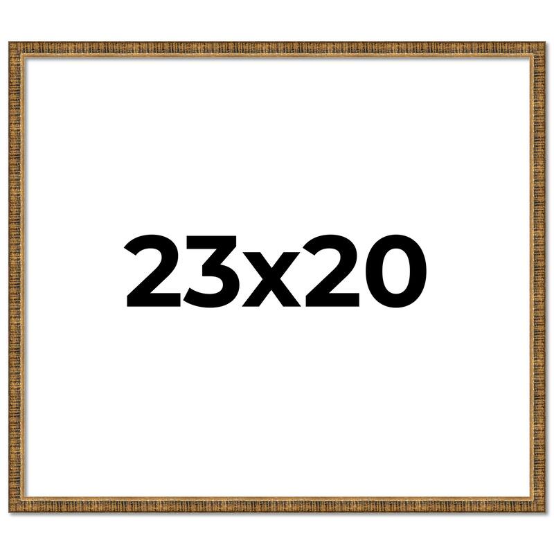 23x20 Frame Gold Picture Frame - Complete Modern Photo Frame Includes