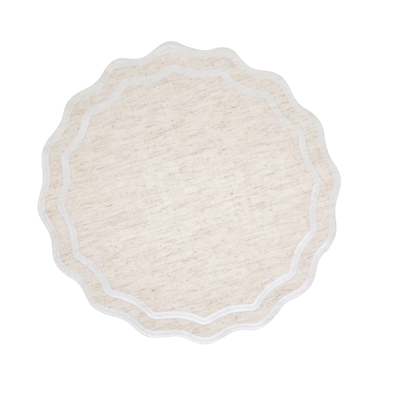 Eco Scallop Border Placemat (Set of 4)