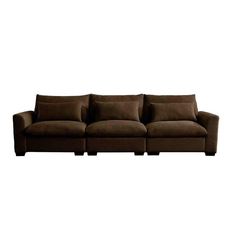 GDFStudio- Mark Corduroy Three-Seater Sofa