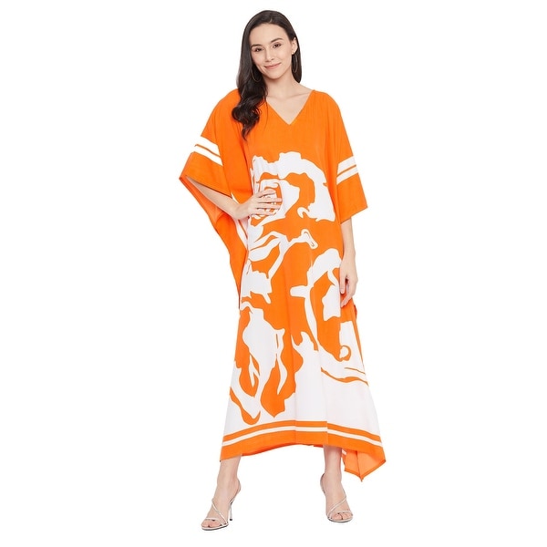 orange summer dresses