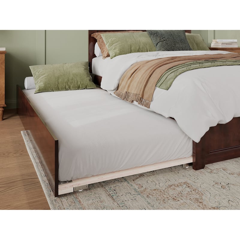 AFI Madison Platform Bed with Matching Footboard & Trundle
