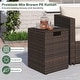 preview thumbnail 21 of 34, Costway Propane Tank Cover Table,16 Inch Square PE Rattan Gas Tank - See Details