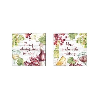 Mary Urban 'Sweet Vines B' Canvas Art (Set of 2)