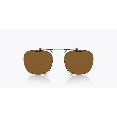 Oliver Peoples Men's 50mm Matte Black Polarized Clip-On Frames OV5491C-506283-50