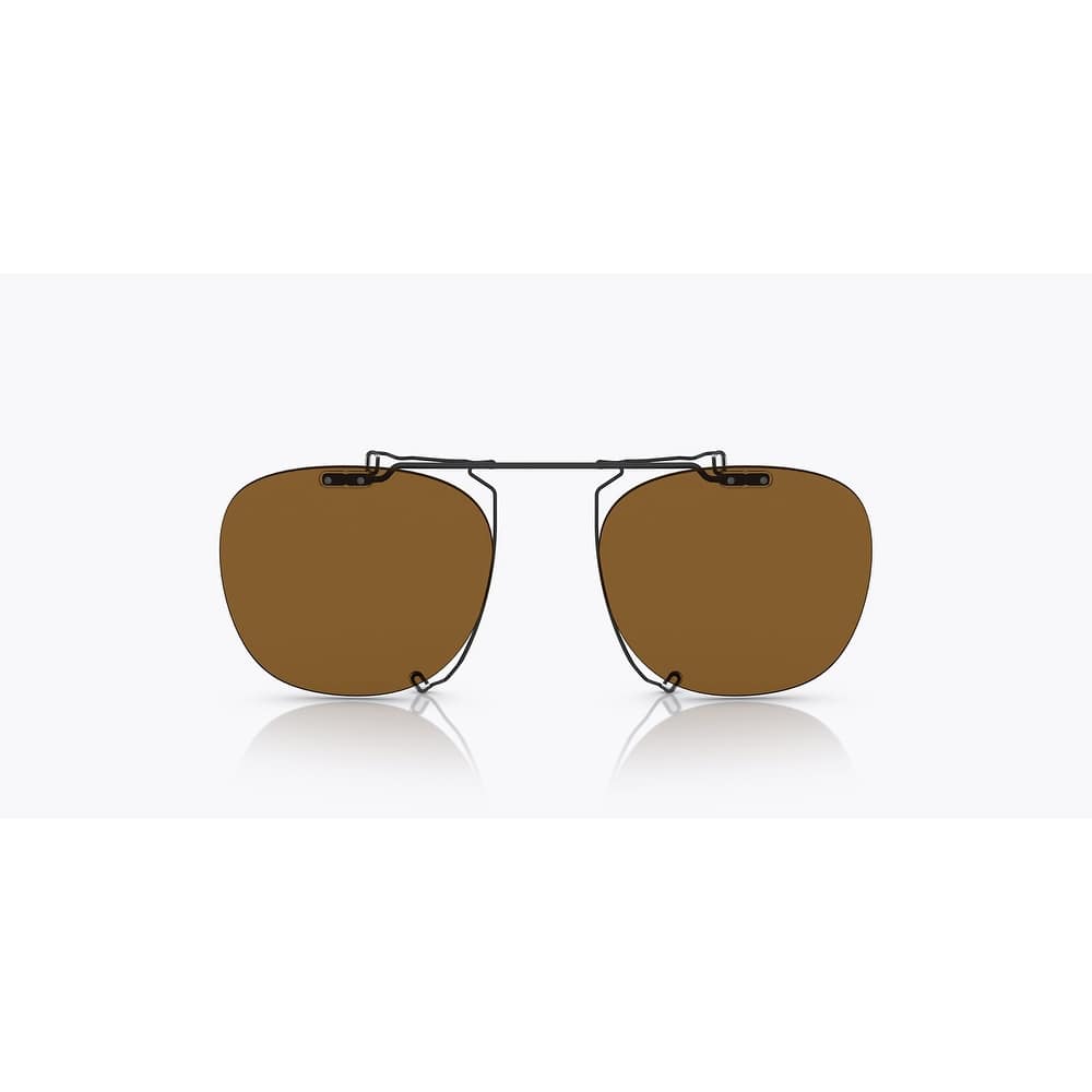 Oliver Peoples Men's 50mm Matte Black Polarized Clip-On Frames OV5491C-506283-50