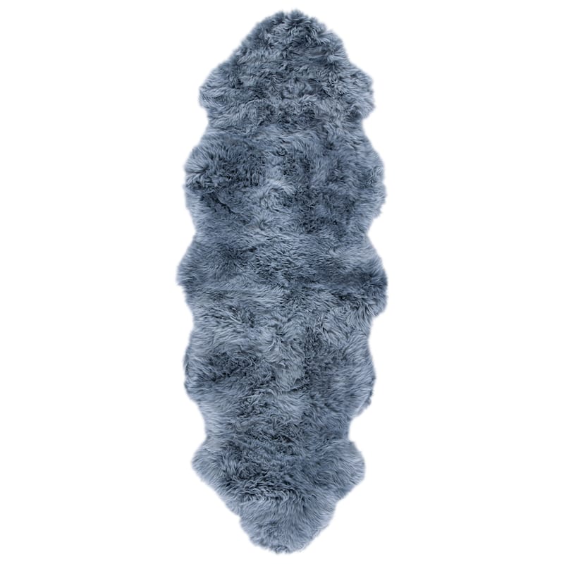 SAFAVIEH Handmade Natural Sheepskin Leanca 3.4-inch Thick Rug