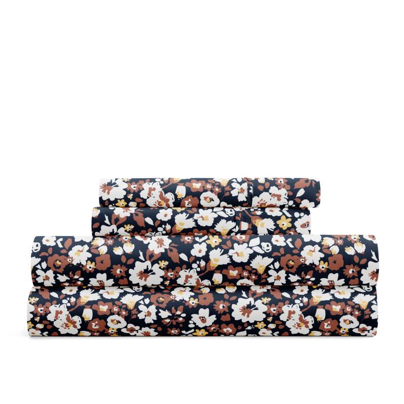 Delicate Blossoms Patterned Ultra-Soft Bed Sheet Sets
