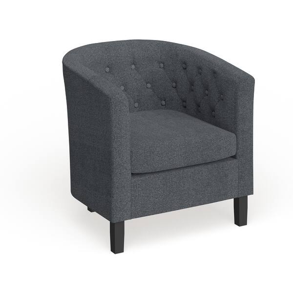 slide 2 of 15, Prospect 2 Piece Upholstered Fabric Armchair Set Grey