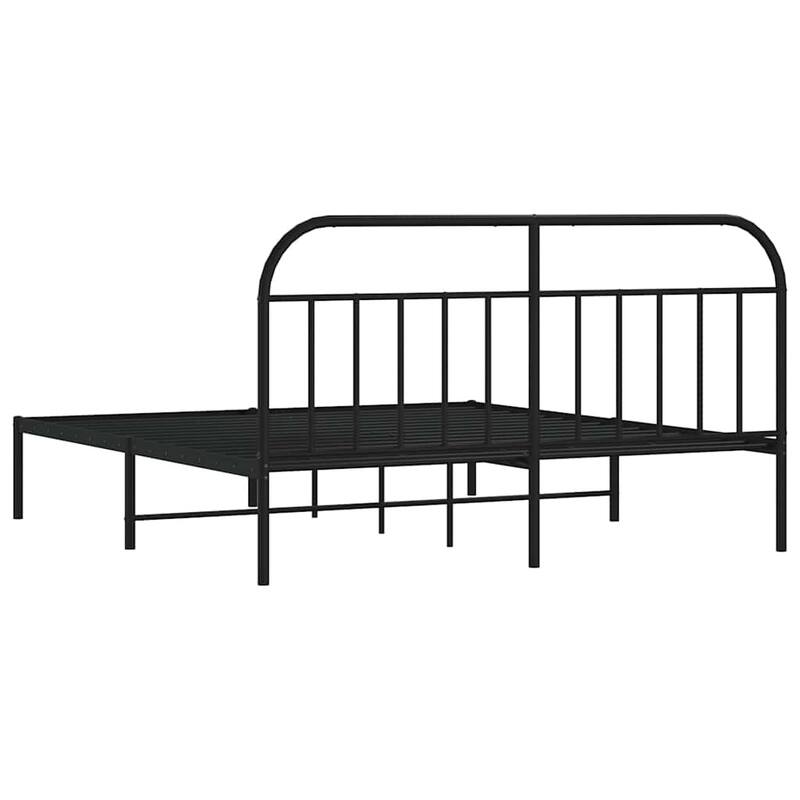 vidaXL 12 Inches Metal Bed Frame No Mattress