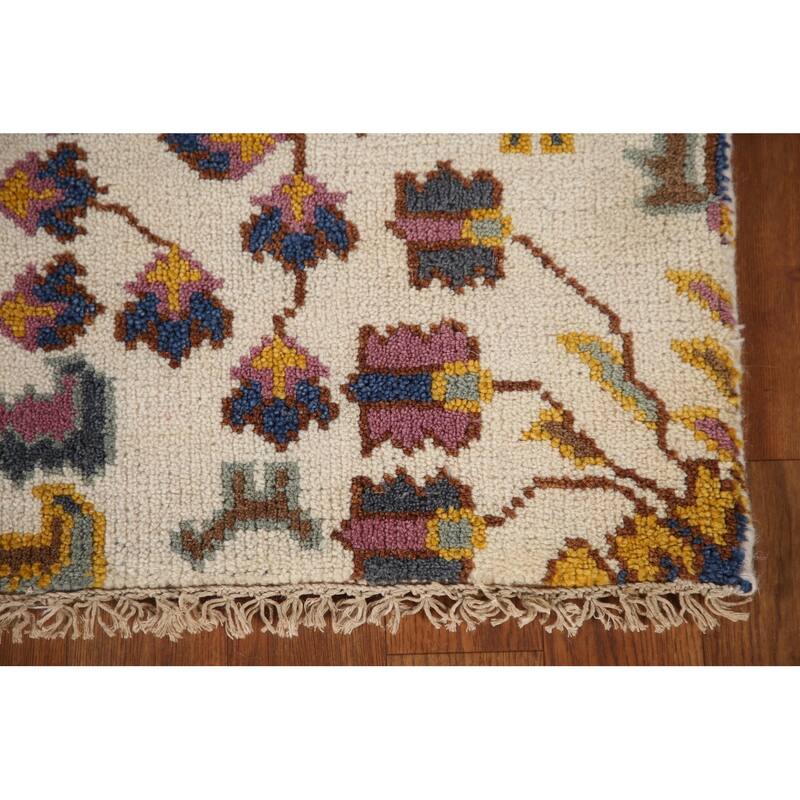 All-Over Kazak Area Rug Hand-Knotted Wool Carpet - 5'1"x 7'11"
