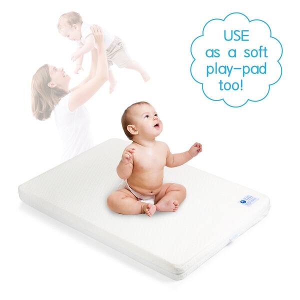 3.25'' Memory Form Pack n Play Mattress Pad, Mini Crib
