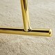 preview thumbnail 11 of 44, Roomfitters Teddy Suede Rocking Chair with Gold Legs, Cushioned Modern Accent Chair for Living Room or Office