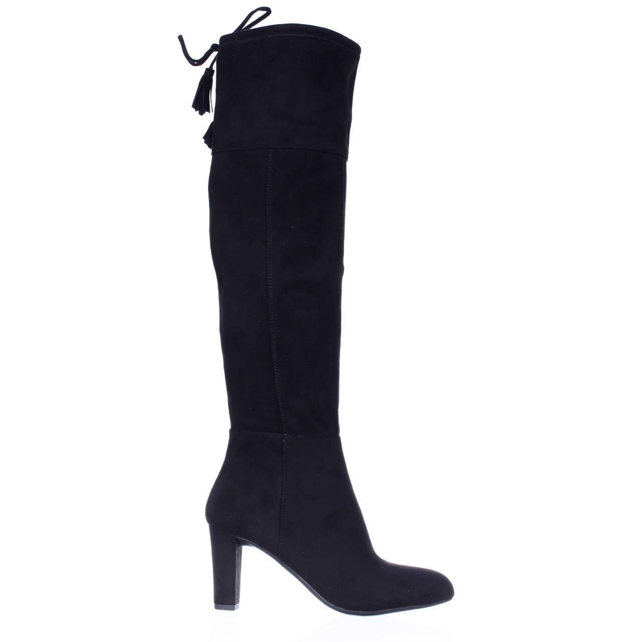 over the knee tie boots