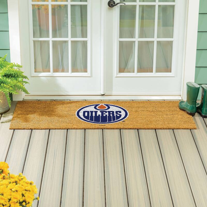 Edmonton Oilers Full Color Indoor/Outdoor Coir Mat