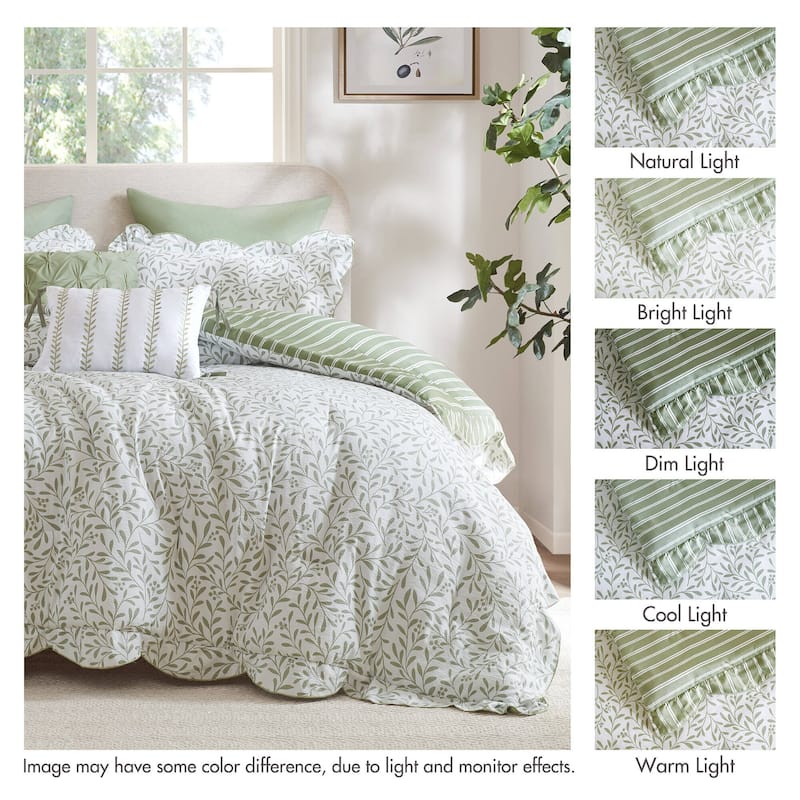 Madison Park Darcy 5 Piece Print Comforter Set